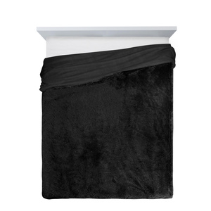Blanket 170 x 210 Double-sided Fur Tifany1 Black
