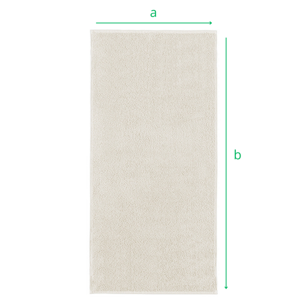 Otto Towel 70 x 140 400 g/m2 Cotton Cream