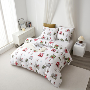 Bedding 140 x 200 2cz Satin Cotton Skiing