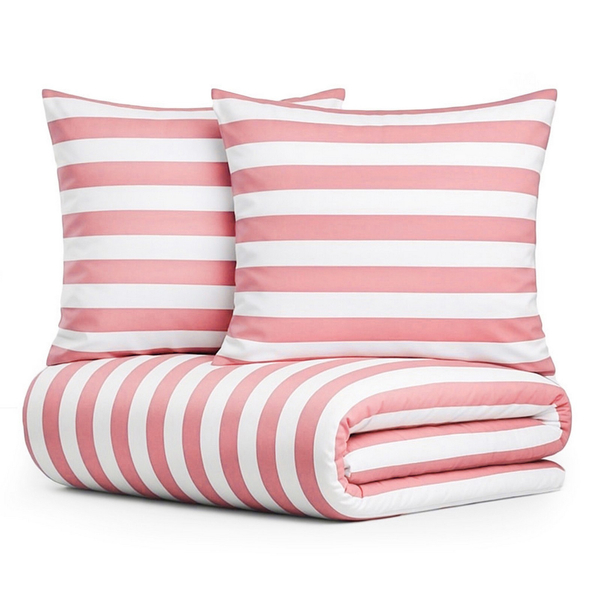 Pościel 220 x 200 3cz Mikrofibra w Pasy Eusebia Home 05