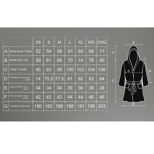 Microfiber Smooth Robe with Hood Lina 05 S