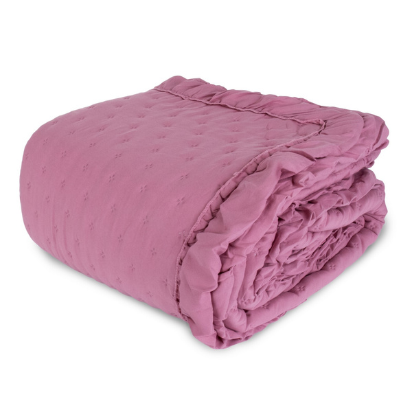 Narzuta 200 x 220 Pikowana Z Falbaną Celia 06