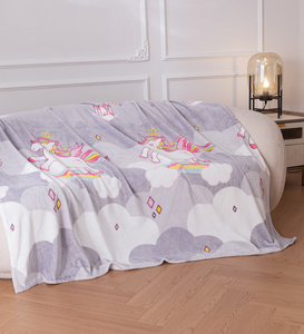 Koc 160 x 200 Mikrofibra Gładka Inger 16