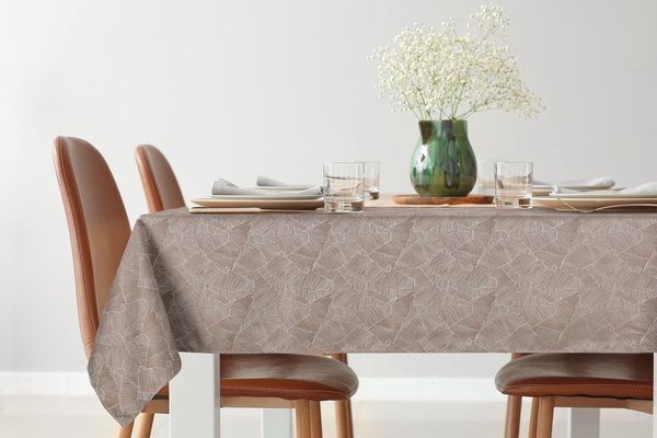 Obrus 85 x 85 Dekoracyjny Żakardowy Isla C.Beż