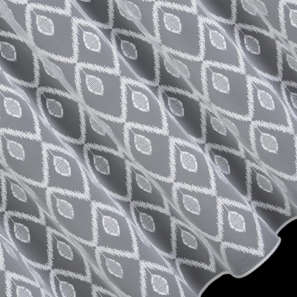 Decorative Curtain Mia 360 x 140 Tape White