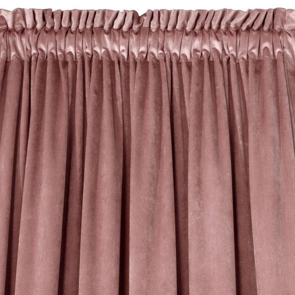 Zasłona 140 x 270 Dekoracyjna Welwet Melanie Różowy
