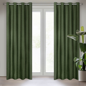 Style Decorative Curtain 140 x 250 Dark Green