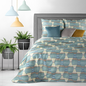 Bedding 220 x 200 3pc Satin Nova Print Lunita