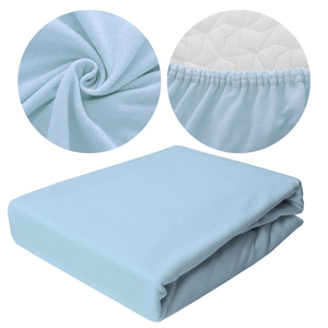 Jersey sheet with elastic Tyrs 017 Blue 160x200