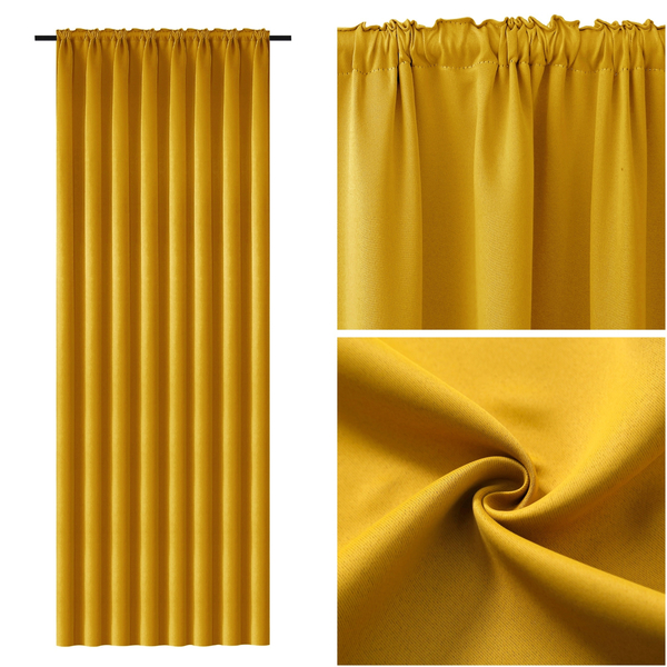 Zasłona 140 x 250 Na Taśmie Blackout Edoardo 01