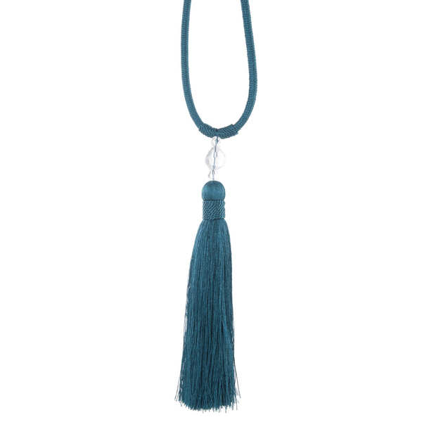 Decorative Curtain Tieback 63 cm LILI C. Turquoise