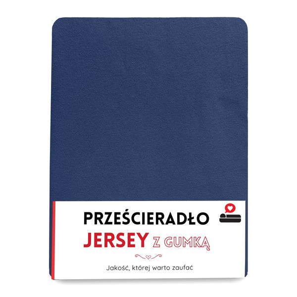 Prześcieradło 200 x 220 Jersey z Gumką Gaja 09