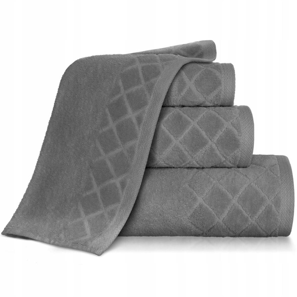 Ręcznik 50 x 90 Bawełna Silky 500g/m2 Grafitowy