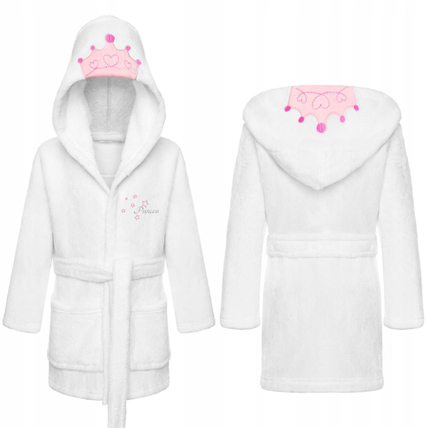 Children's Bathrobe with Hood S 110 Princess