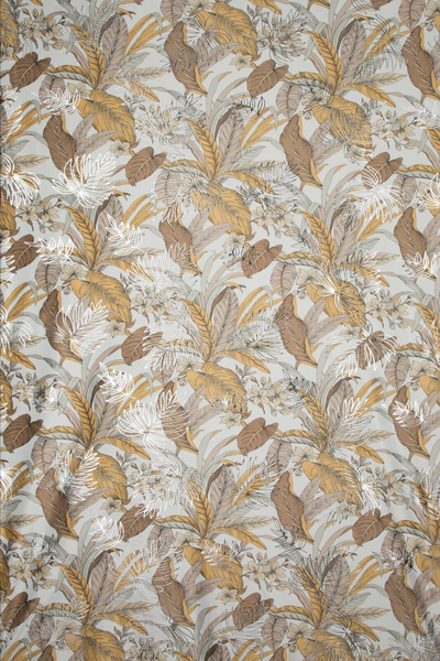 Zasłona 140 x 250 Dekoracyjna Adel Biały+Srebrny