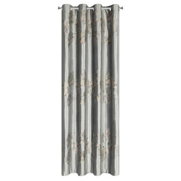 Curtain 140 x 250 Velvet Eyelets Idalia Silver