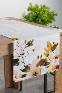 Bieżnik 40 x 140 Dekoracyjny Natu3 Nat+Brąz