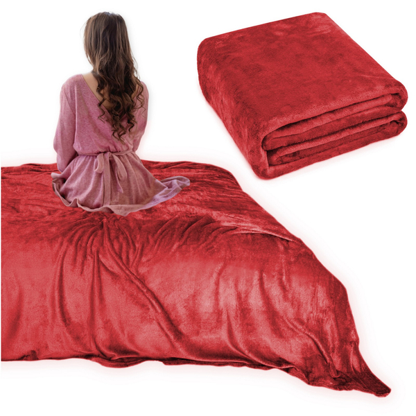 Blanket 200 x 220 Microfiber Solid Juana 12