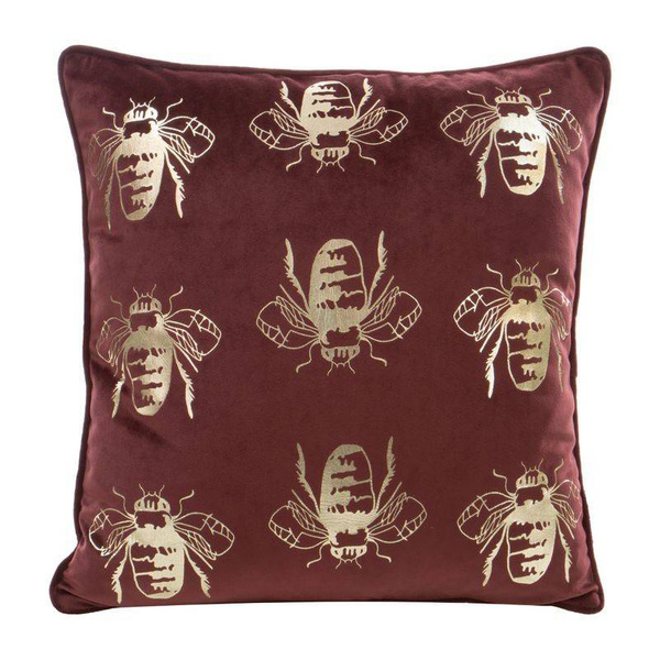 Poszewka 45 x 45 Dekoracyjna Velvet BLINK15 Bordowy