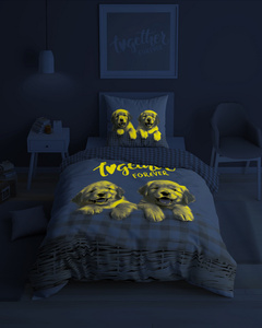 Bedding 160 x 200 2pc FLUO Youth Jaime 5553A