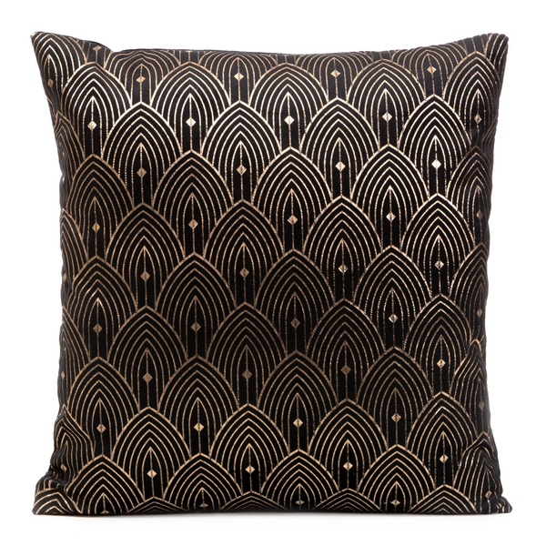 Pillowcase 40 x 40 Design91 Decorative Agnes Black