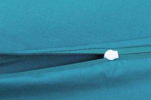 Cotton pillowcase 70 x 80 Uniform Ola Dark Turquoise