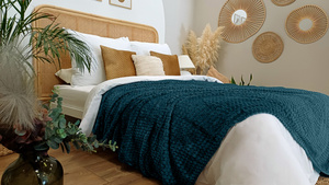 Blanket 200 x 220 Microfiber Embossed Plush Ala Circle 3D 01