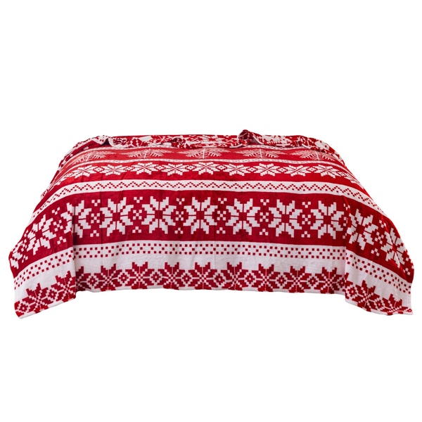 Koc 160 x 200 Mikrofibra Świąteczna Donato 06