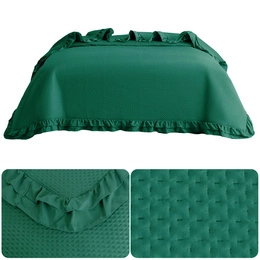 Quilted Bedspread 220 x 240 with Ruffle Rosella 05