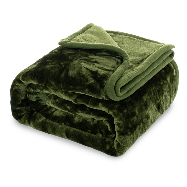 Koc 200 x 220 Akrylowy Jednolity Ciepły Yasemin 10