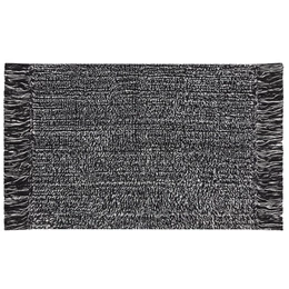 Lana Bathroom Rug 60 x 90 Black+White