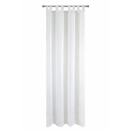 Lucy Decorative Curtain with Braces 140 x 250 White