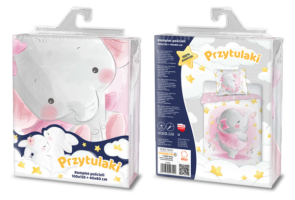 Pościel 100 x 135 Bawełna Dziecięca Przytulaki 001