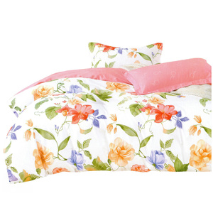 Bedding 140 x 200 2 pcs Satin Cotton no. A1782