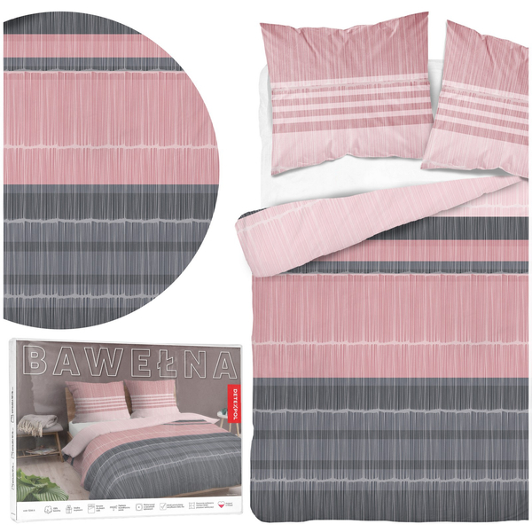 Bedding 220 x 200 3pc Vicenza Cotton pattern 5245B