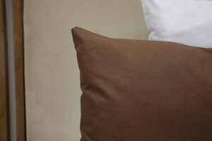 Cotton pillowcase 40 x 60 Solid Ola Brown