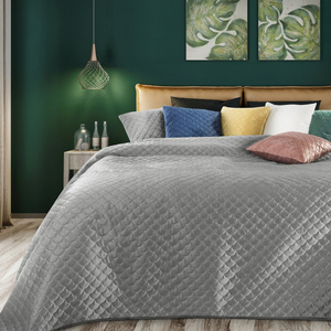 Bedspread 220 x 240 Decorative quilted pattern Ariel Silvern1