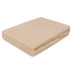 Jersey sheet with elastic 020_D Beige 90x200
