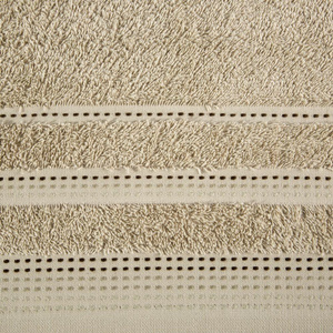Towel 50 x 90 Cotton Pola 12 500 g/m2 Beige