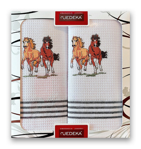 Kitchen Cloths 50x70 Embroidered Bari 2 pcs No. 13