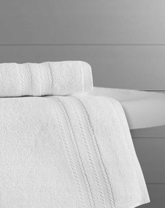 Towel 100 x 150 Cotton Prestige 550g/m2 White