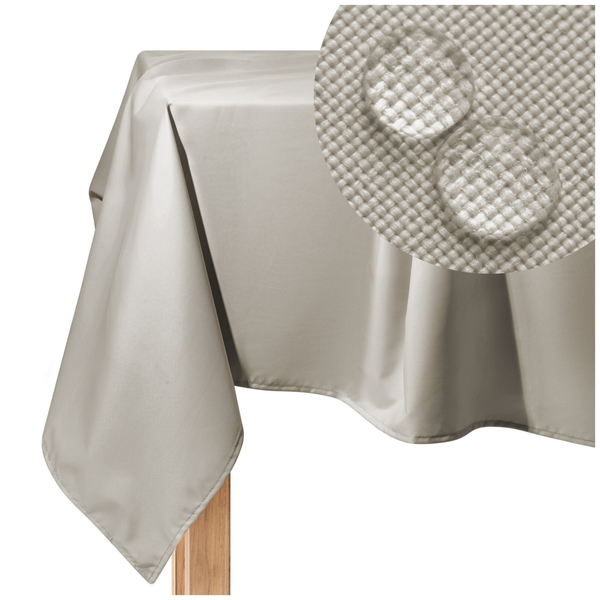Tablecloth 140 x 280 Garden Waterproof Gaia Taupe