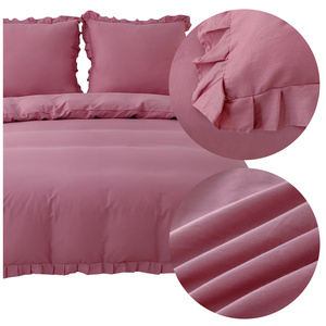 Bedding 220 x 200 3 pcs Cotton with Ruffles Lynda 05