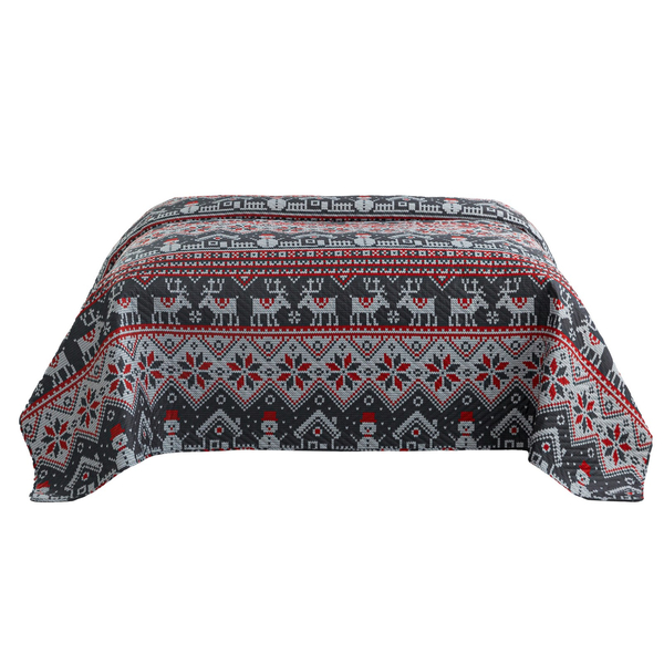 Narzuta 200 x 220 Tłoczona Świąteczna Levent 2960