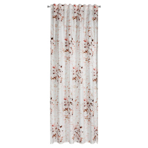 Curtain 140 x 270 Decorative Powdery Cream+Green