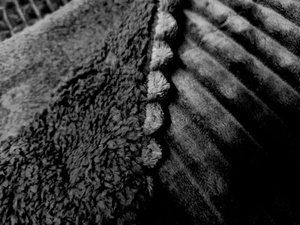 Capri Black Reversible Bedspread 200 x 220