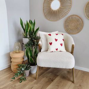 Cushion cover 40 x 40 Smooth Eusebia Home 01