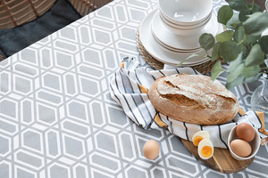 Tablecloth 140 x 240 Decorative Panama 3922A