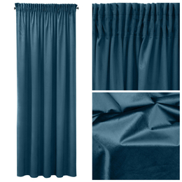 Zasłona 140 x 270 Dekoracyjna Pierre Cardin Sibel C.Niebi