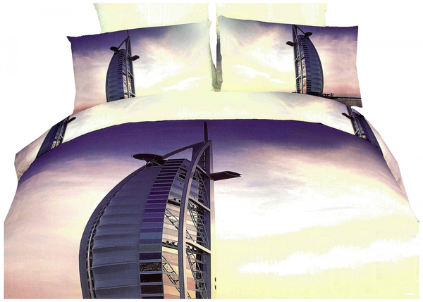 3D Cotton Satin Bedding W438 200x220NP 3 parts